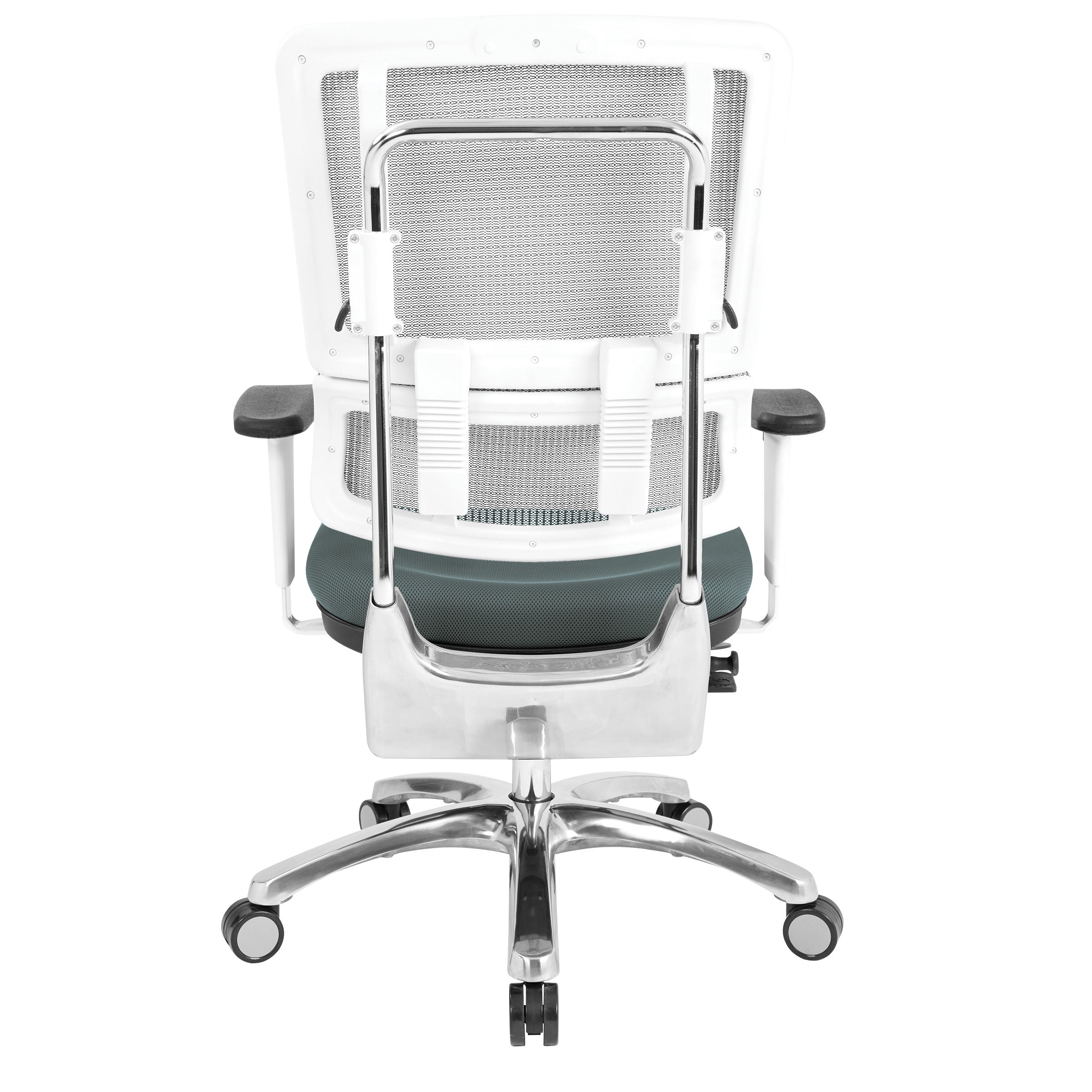 White Vertical Mesh Chair